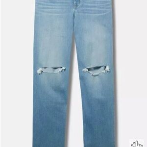 Torrid Light Blue Mid-Rise Jeans